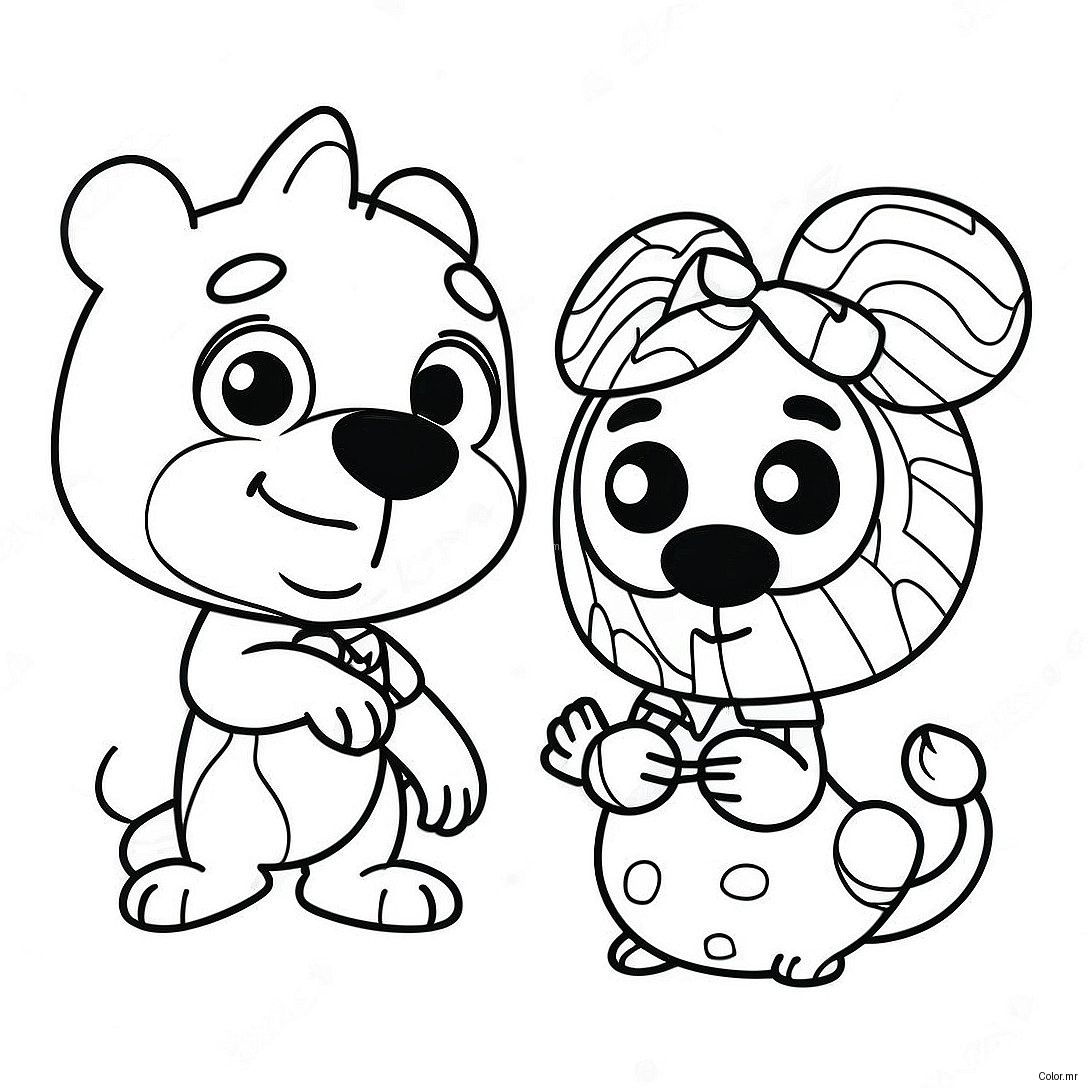 Adorable Funko Pop Disney Characters Coloring Page 70834 58551
