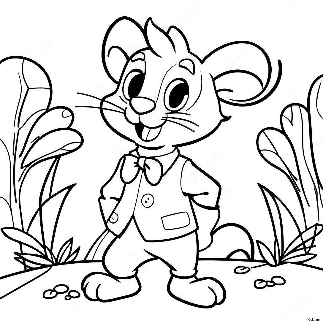 Adventurous Geronimo Stilton In Jungle Coloring Page 43463 36171
