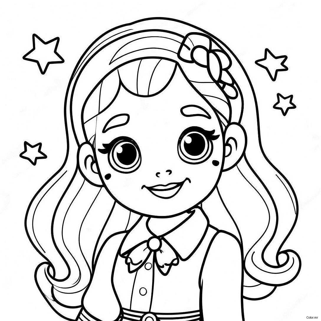 Bella From Rainbow High In Stylish Outfit Coloring Page 21503 19957