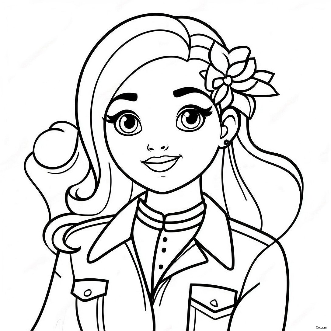 Bella From Rainbow High In Stylish Outfit Coloring Page 21503 19959