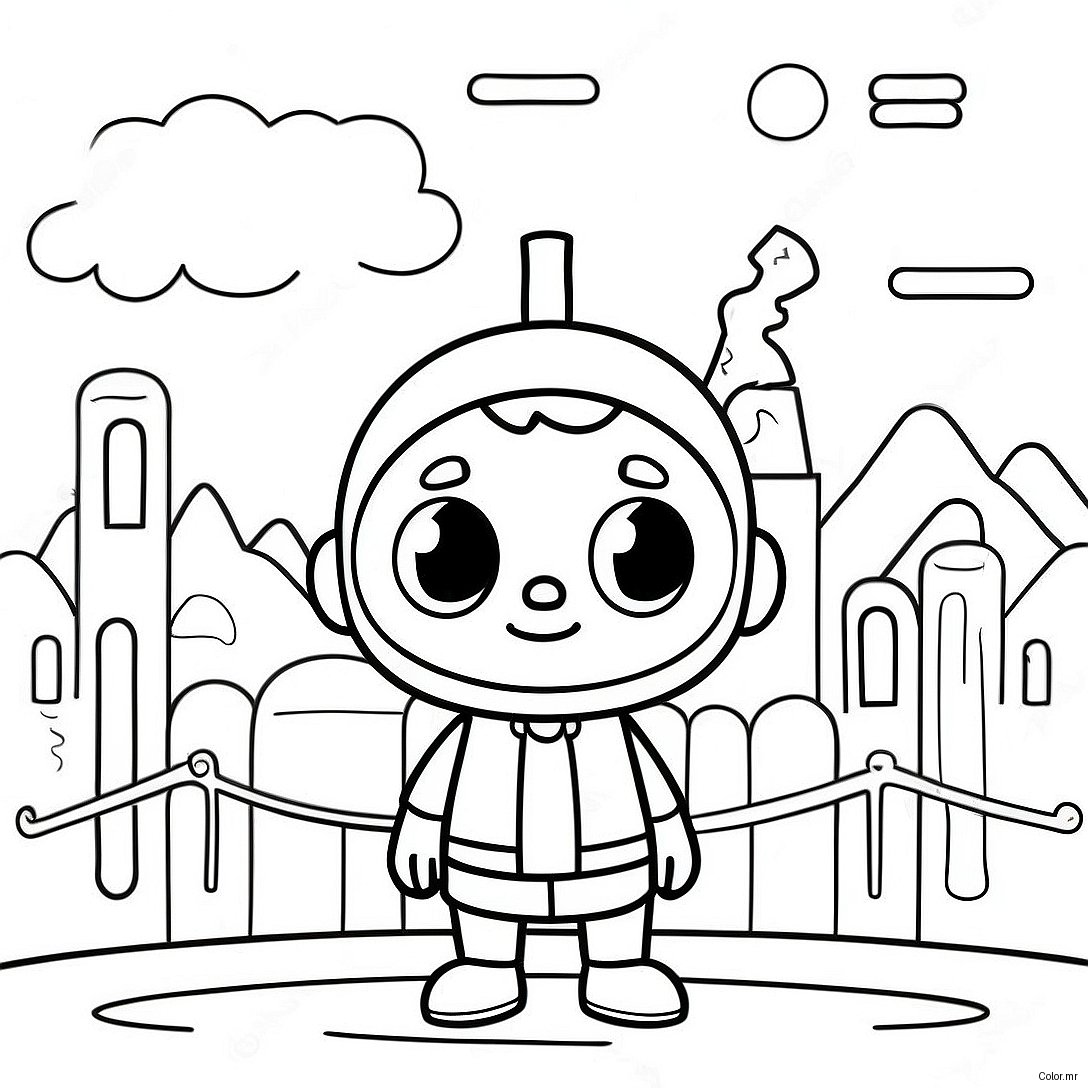 Charlie S Colorform City Adventure Coloring Page 71814 59365