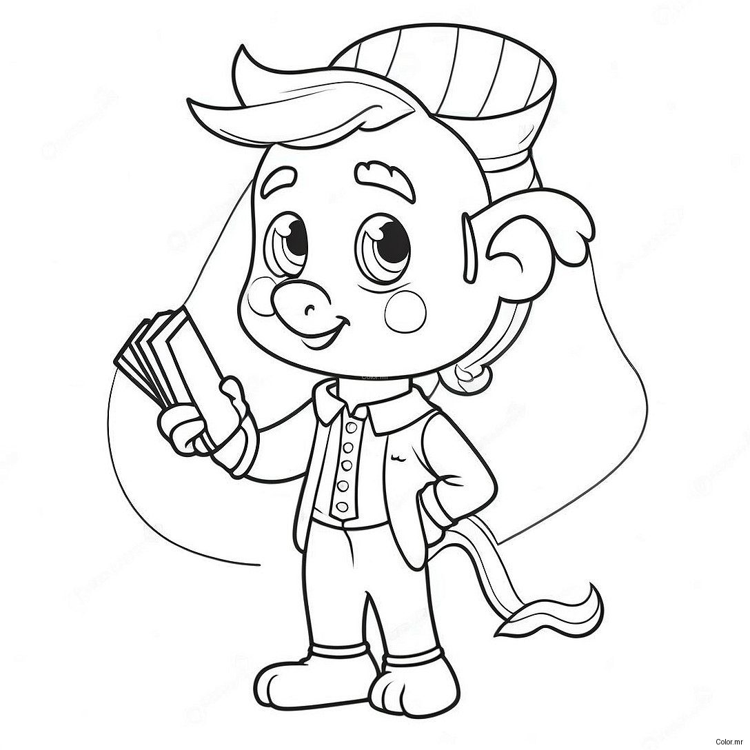 Charming Kevin Henkes Characters Coloring Page 57093 47426