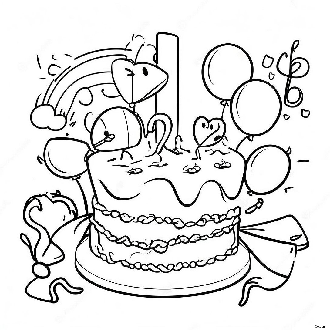 Class Of 2024 Celebration Party Coloring Page 15330 12843