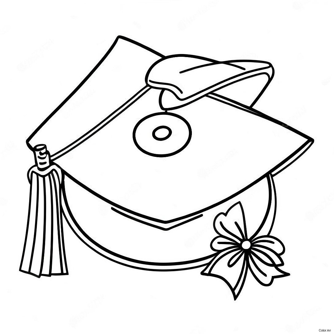 Class Of 2024 Graduation Cap Coloring Page 15329 12837