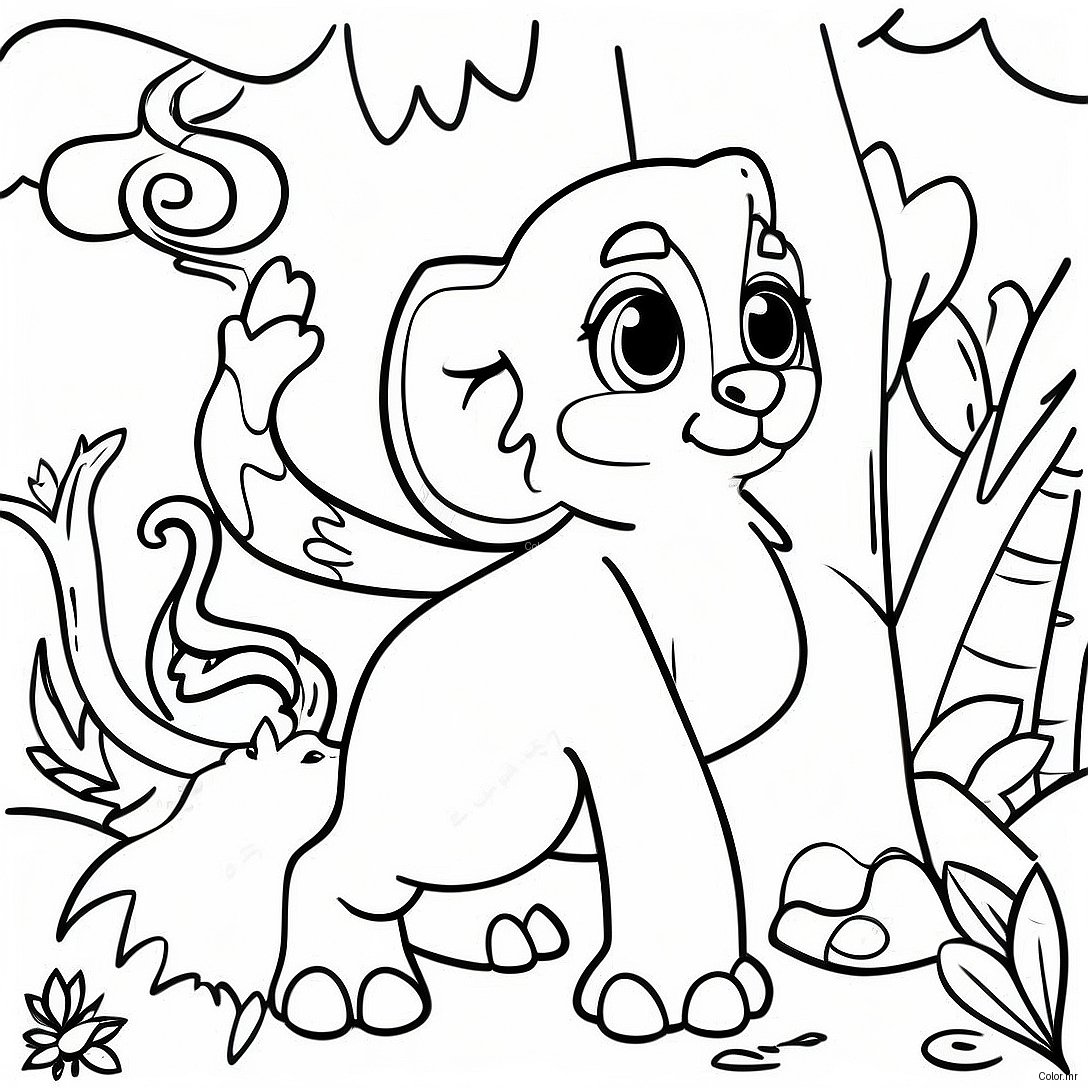 Colorful Amazon Rainforest Animals Coloring Page 64140 53056