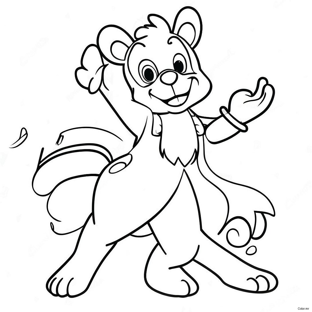 Colorful Disney Character Adventure Coloring Page 72525 59901