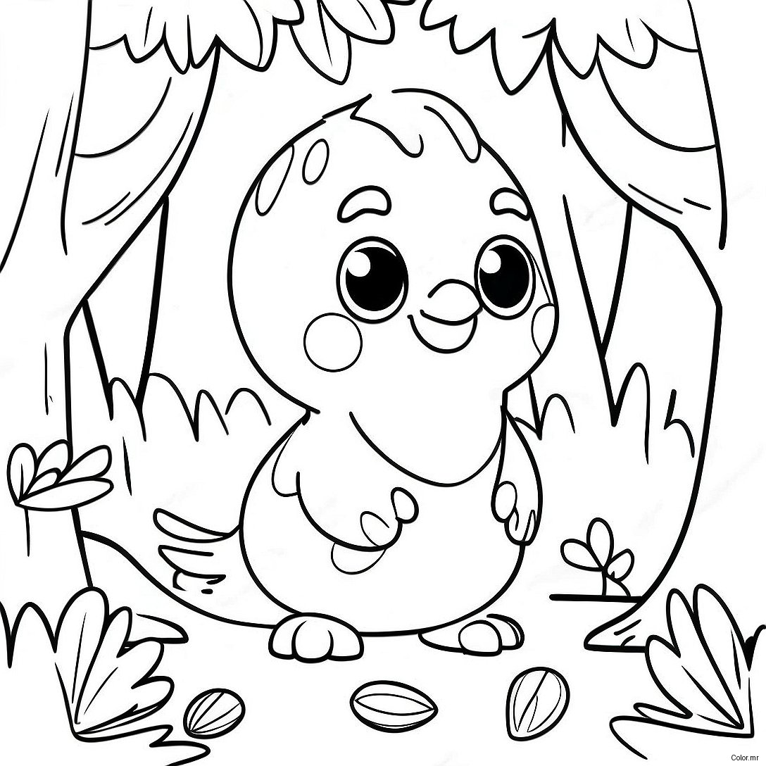 Colorful Hatchimals In A Magical Forest Coloring Page 31429 28140