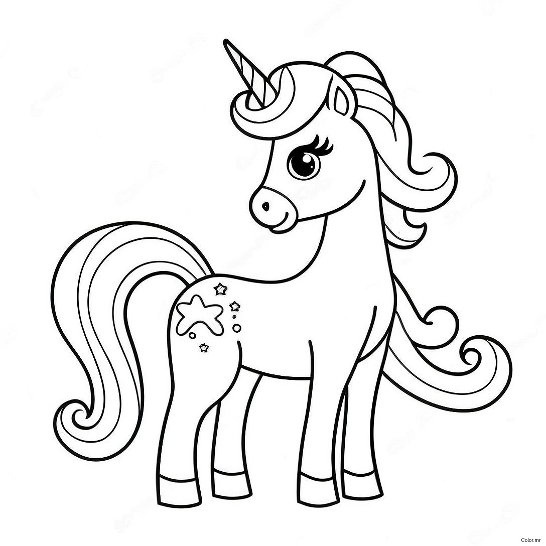 Colorful Lisa Frank Christmas Unicorn Coloring Page 65651 54240