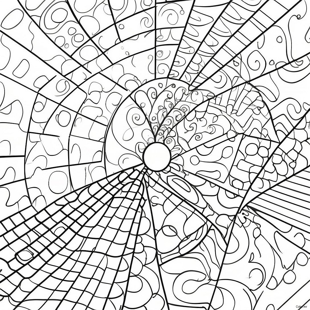 Colorful Mystery Grid Adventure Coloring Page 15210 12580