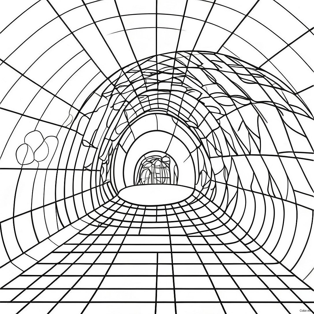 Colorful Mystery Grid Adventure Coloring Page 15210 12747