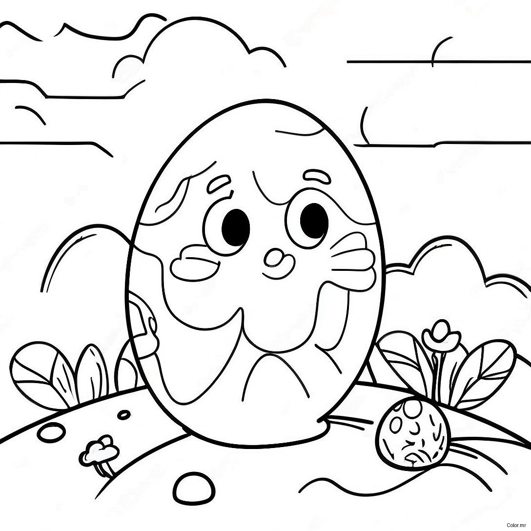 Colorful Ostara Egg Hunt Coloring Page 53549 44641