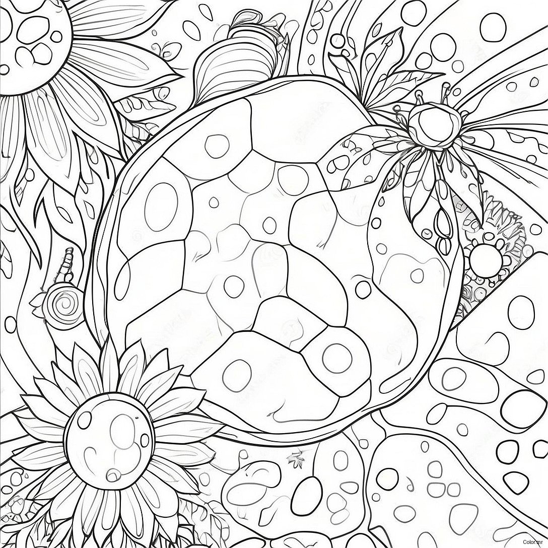 Colorful Plant Cell Structure Coloring Page 10818 8869