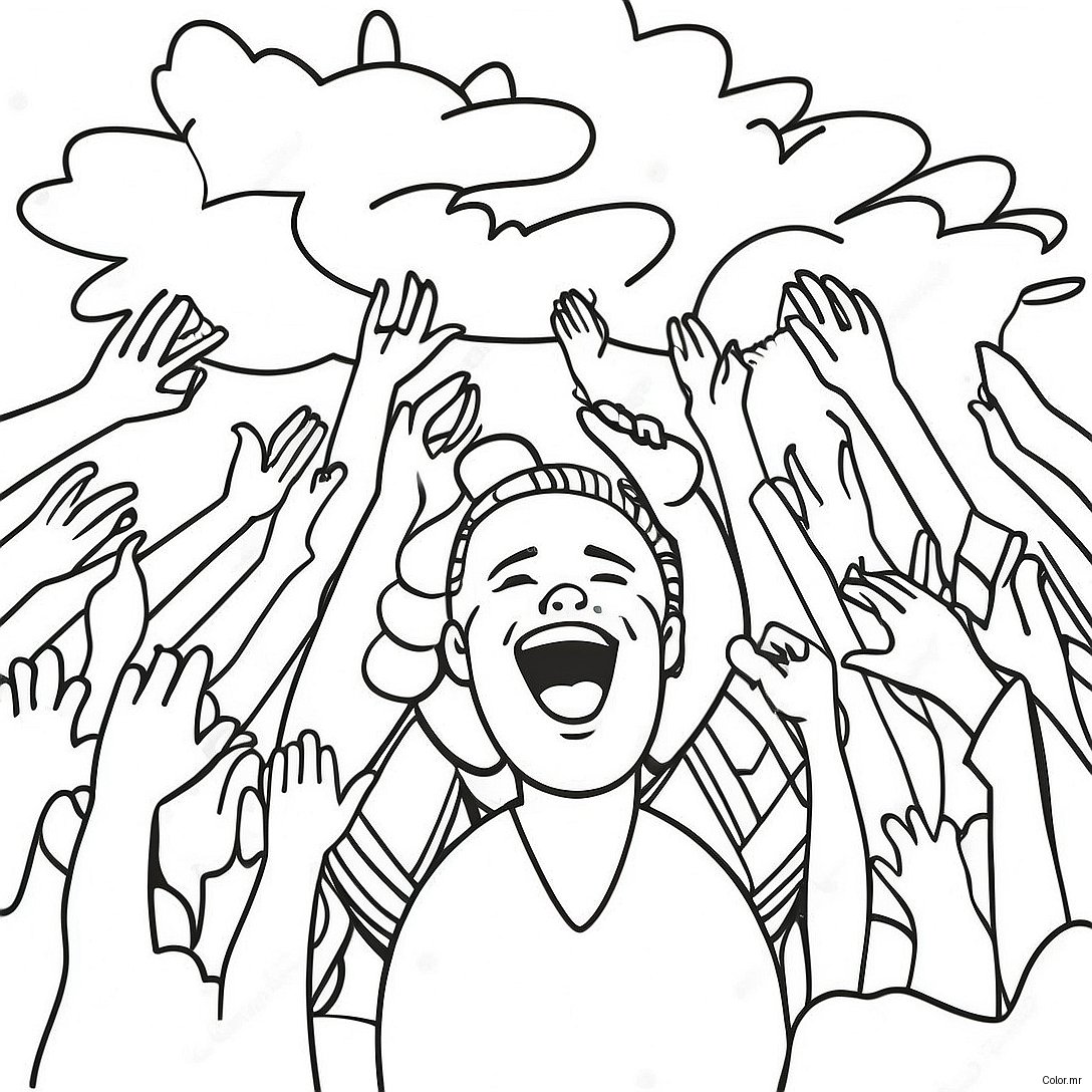 Colorful Unity Day Celebration Coloring Page 37907 31528