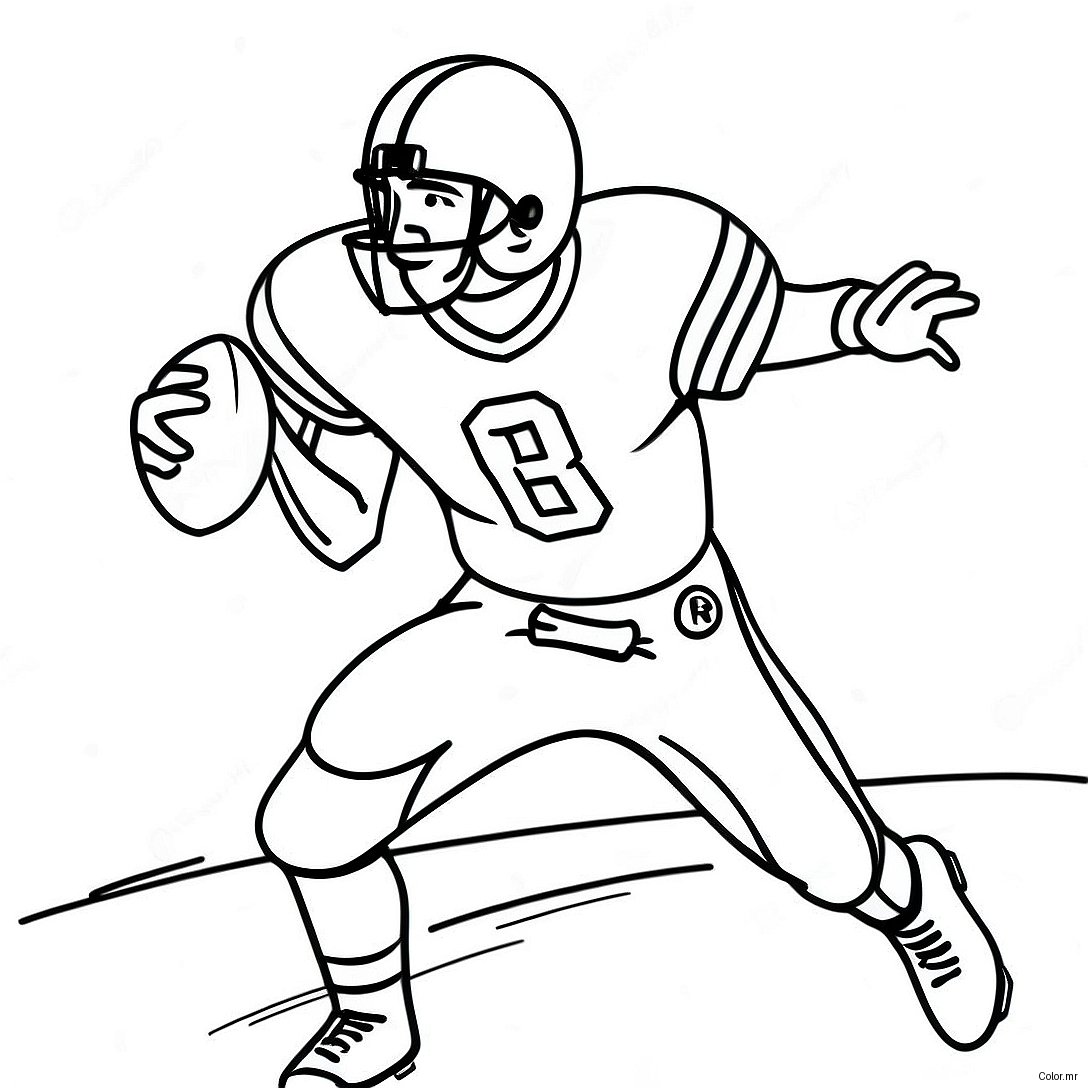 Cooper Kupp Catching A Football Coloring Page 45264 37607