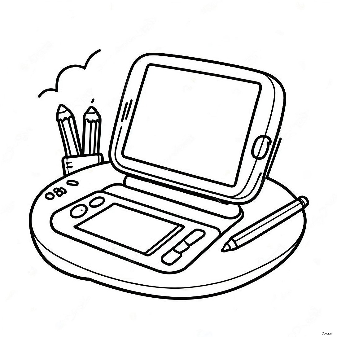 Creative Leap Pad Imagination Desk Coloring Page 64100 53009