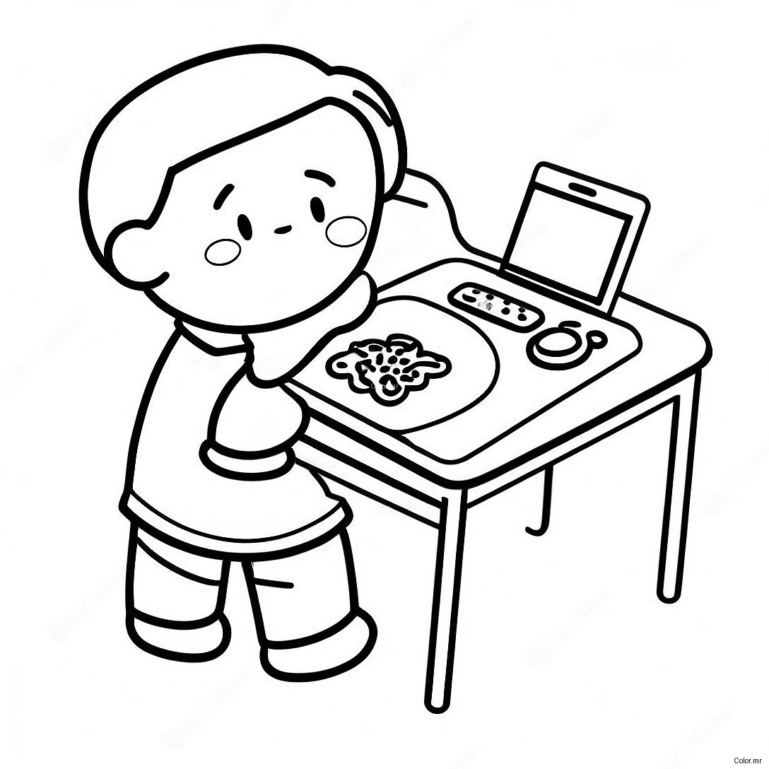 Creative Leap Pad Imagination Desk Coloring Page 64100 53012