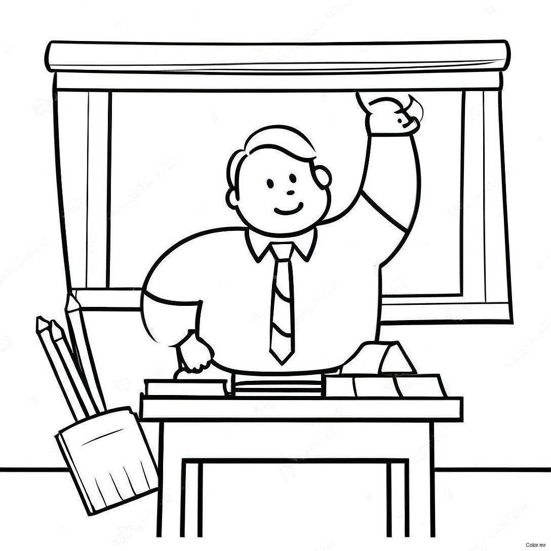Creative Teachers Day Appreciation Coloring Page 54612 45467