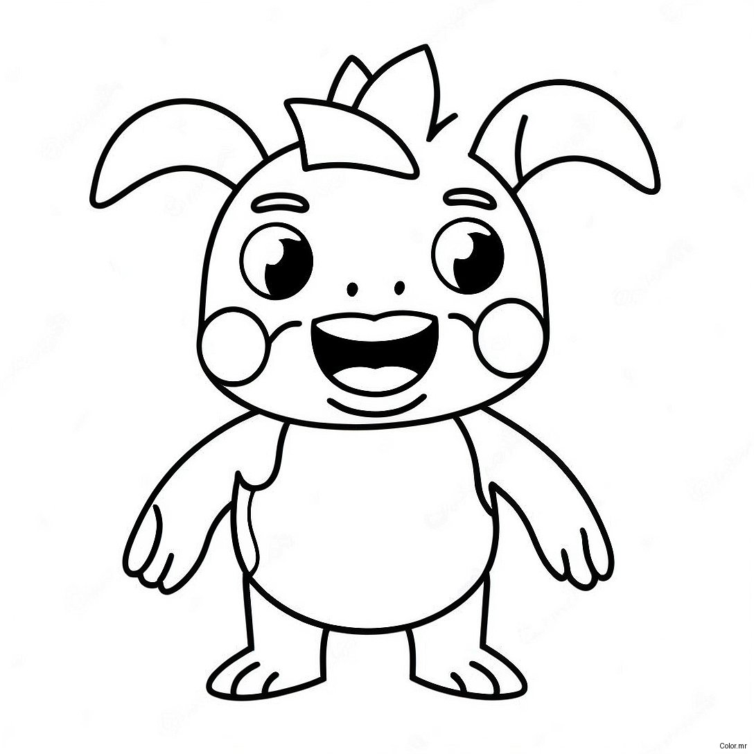 Creepy Roblox Piggy Character Coloring Page 32471 16868