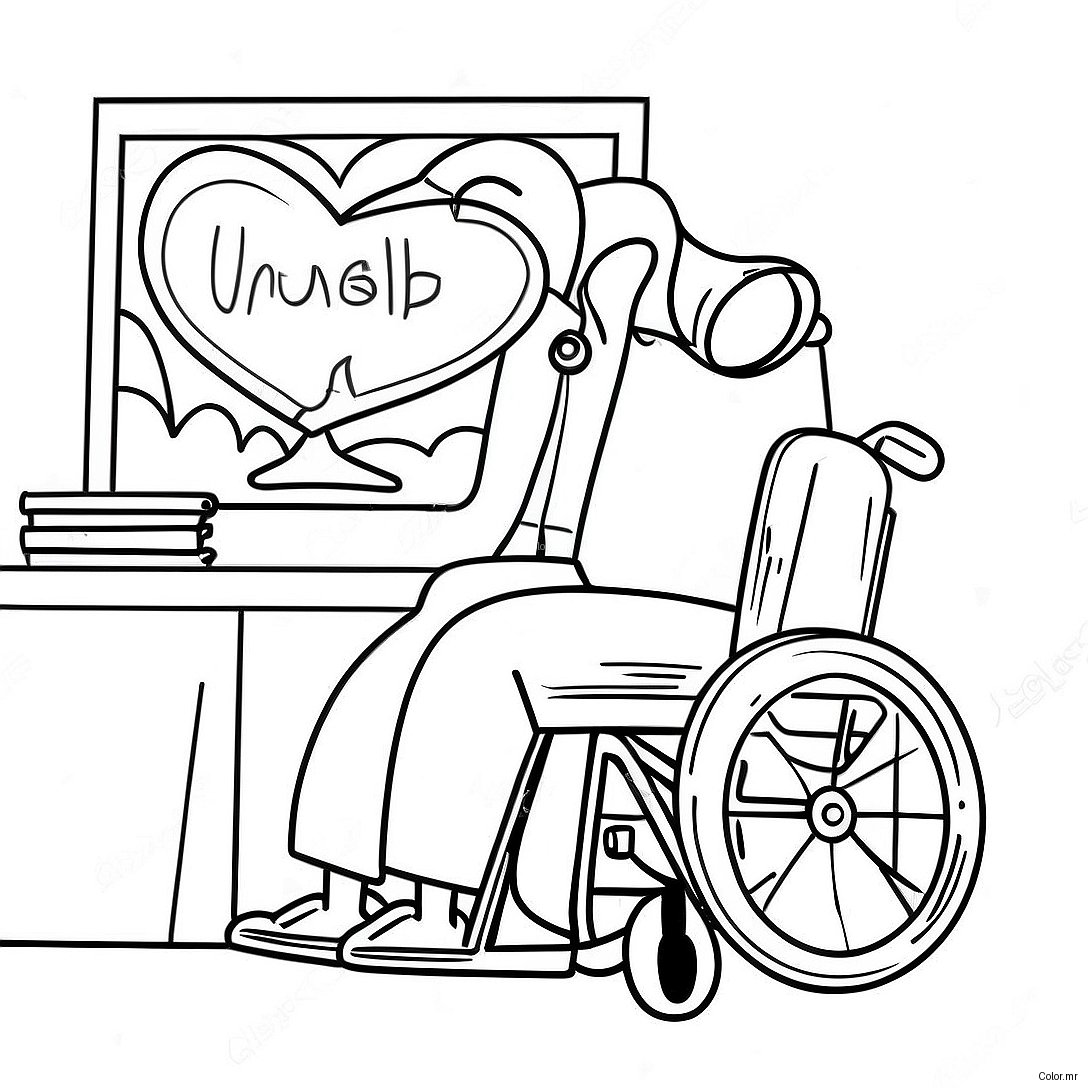 Disability Awareness Coloring Page 23863 21999