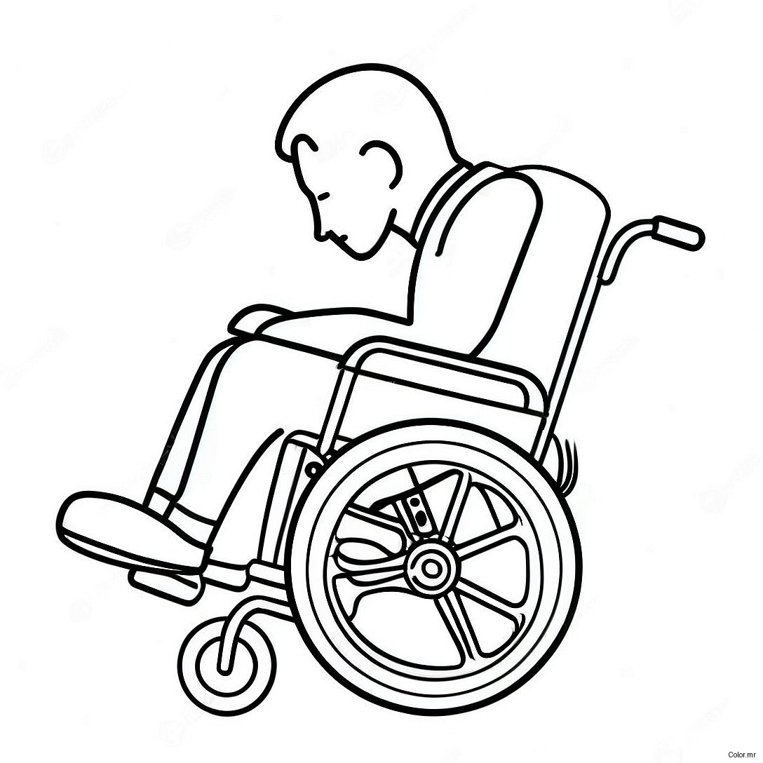 Disability Awareness Coloring Page 23863 22000