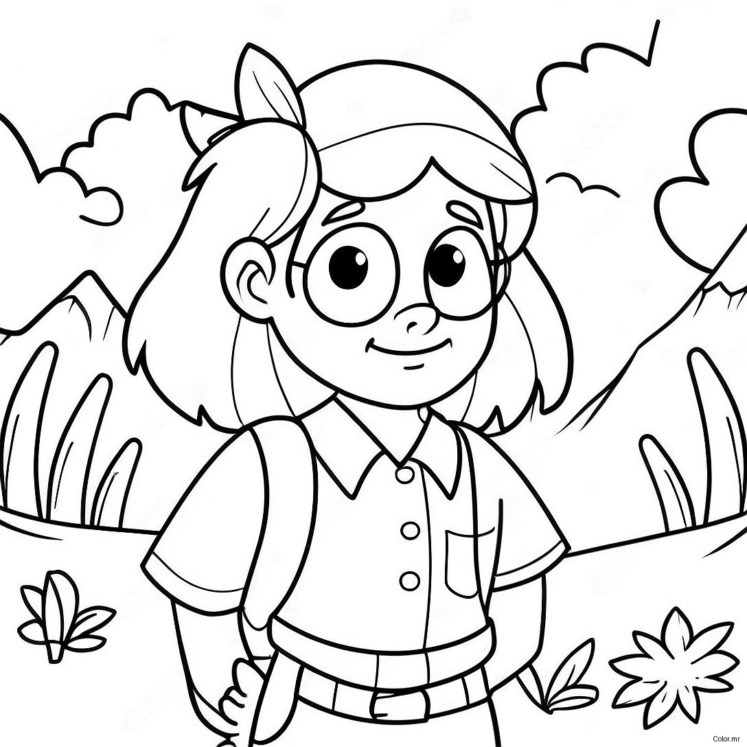 Eliza Thornberry Exploring Nature Coloring Page 37106 30904