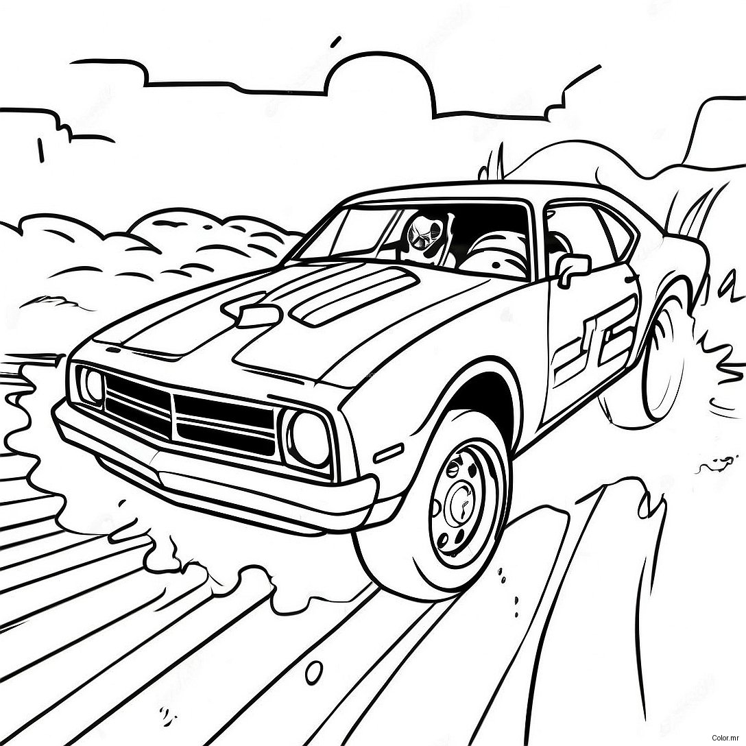 Fast Late Model Dirt Car Coloring Page 58676 48730