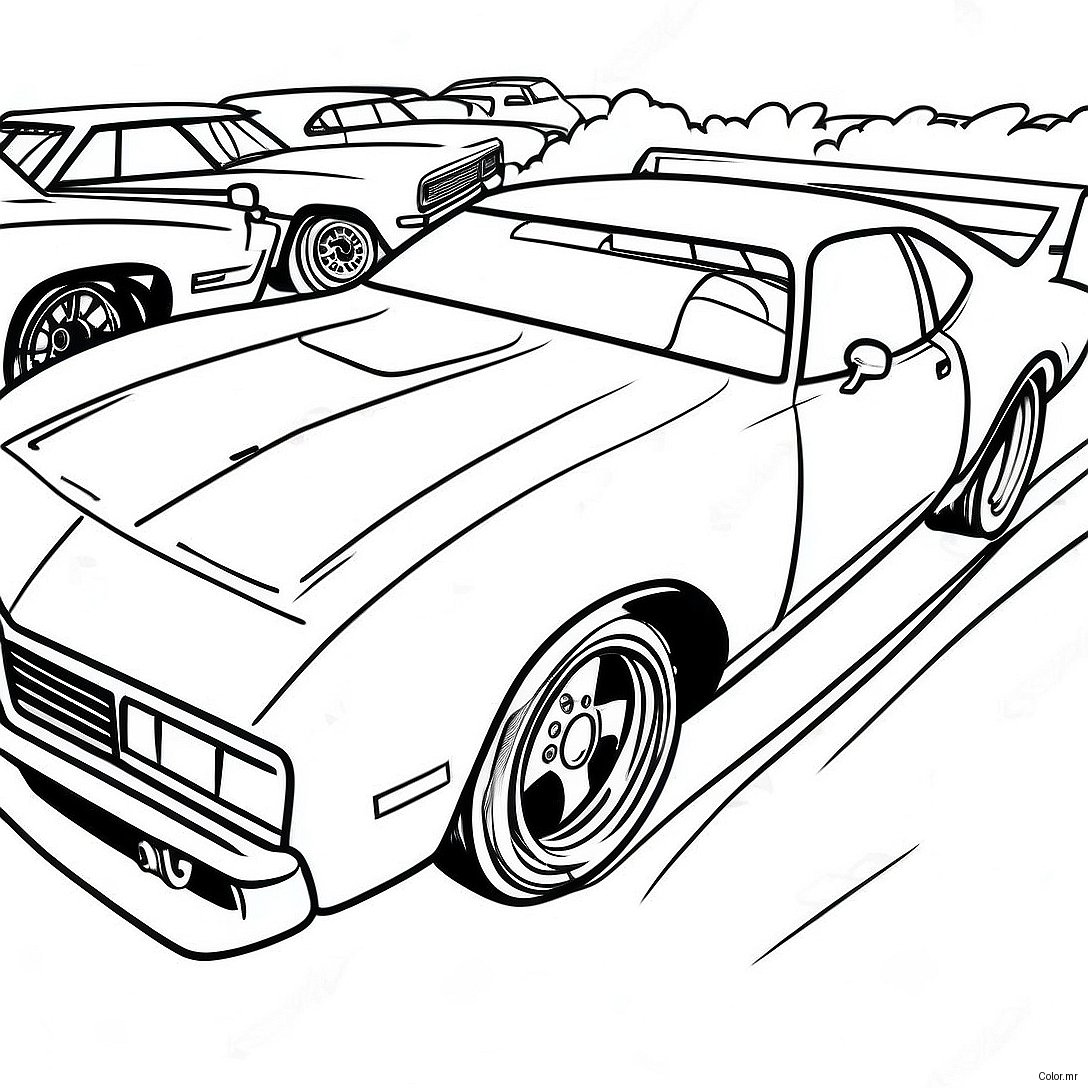 Fast Late Model Dirt Car Coloring Page 58676 48731