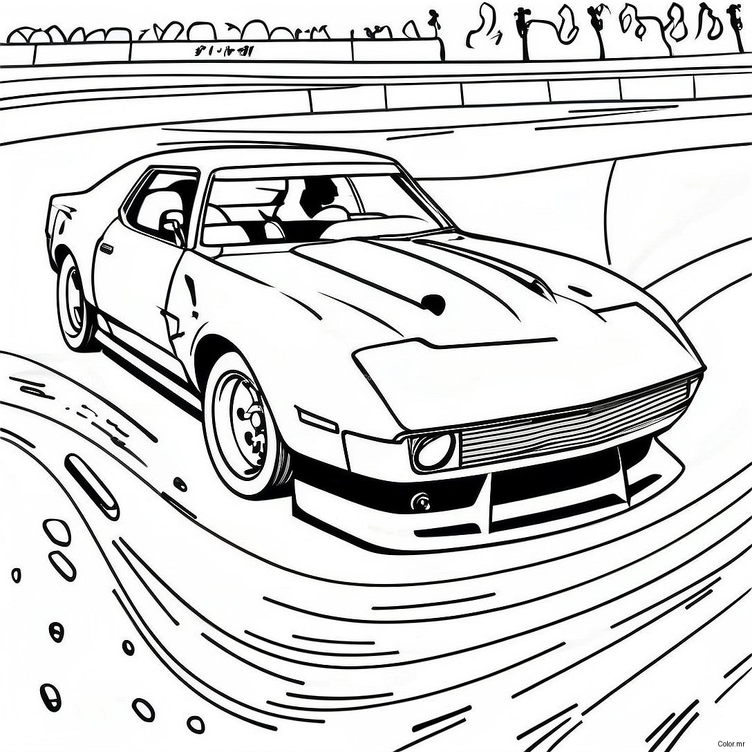 Fast Late Model Dirt Car Coloring Page 58676 48732