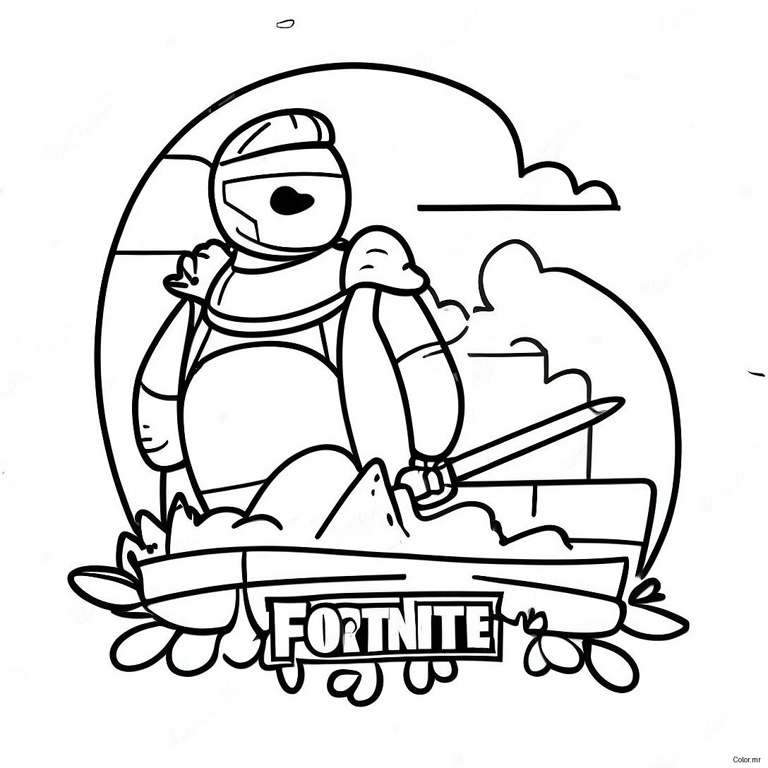 Fortnite Chapter 2 Season 2 Logo Coloring Page 49954 41663