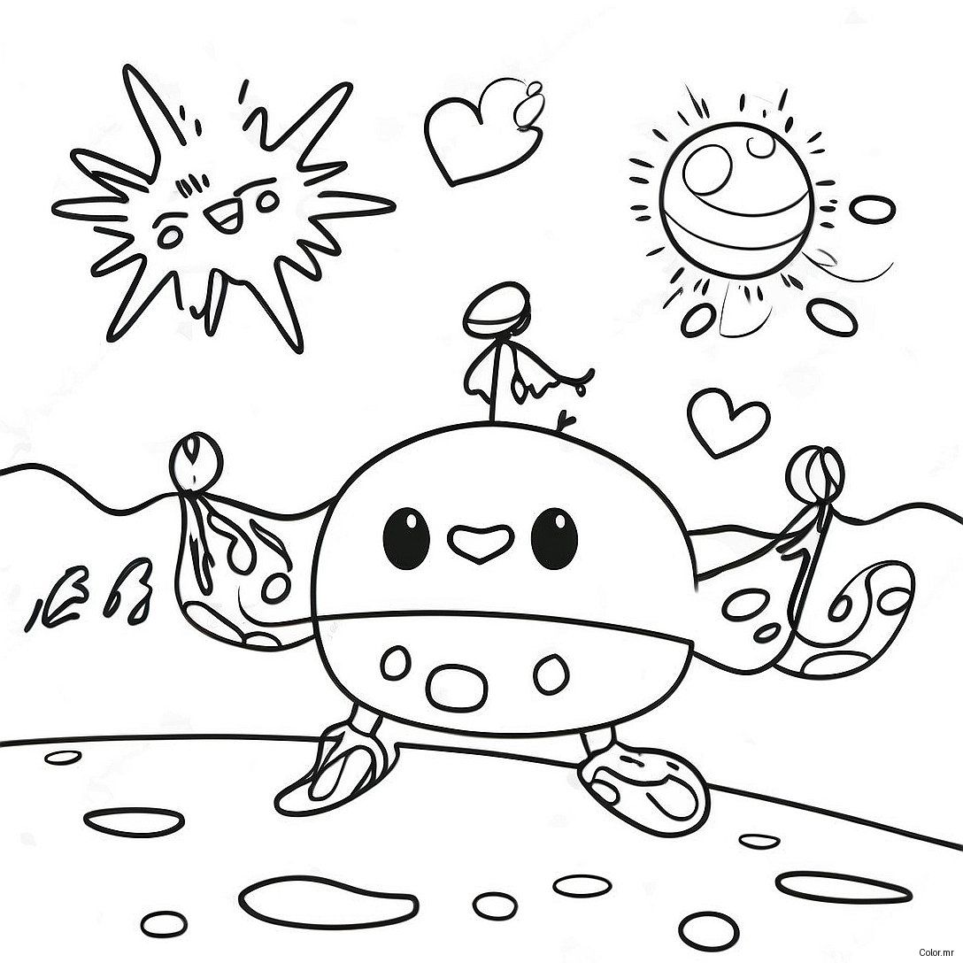 Fun Scribble Spot Adventure Coloring Page 44723 37191