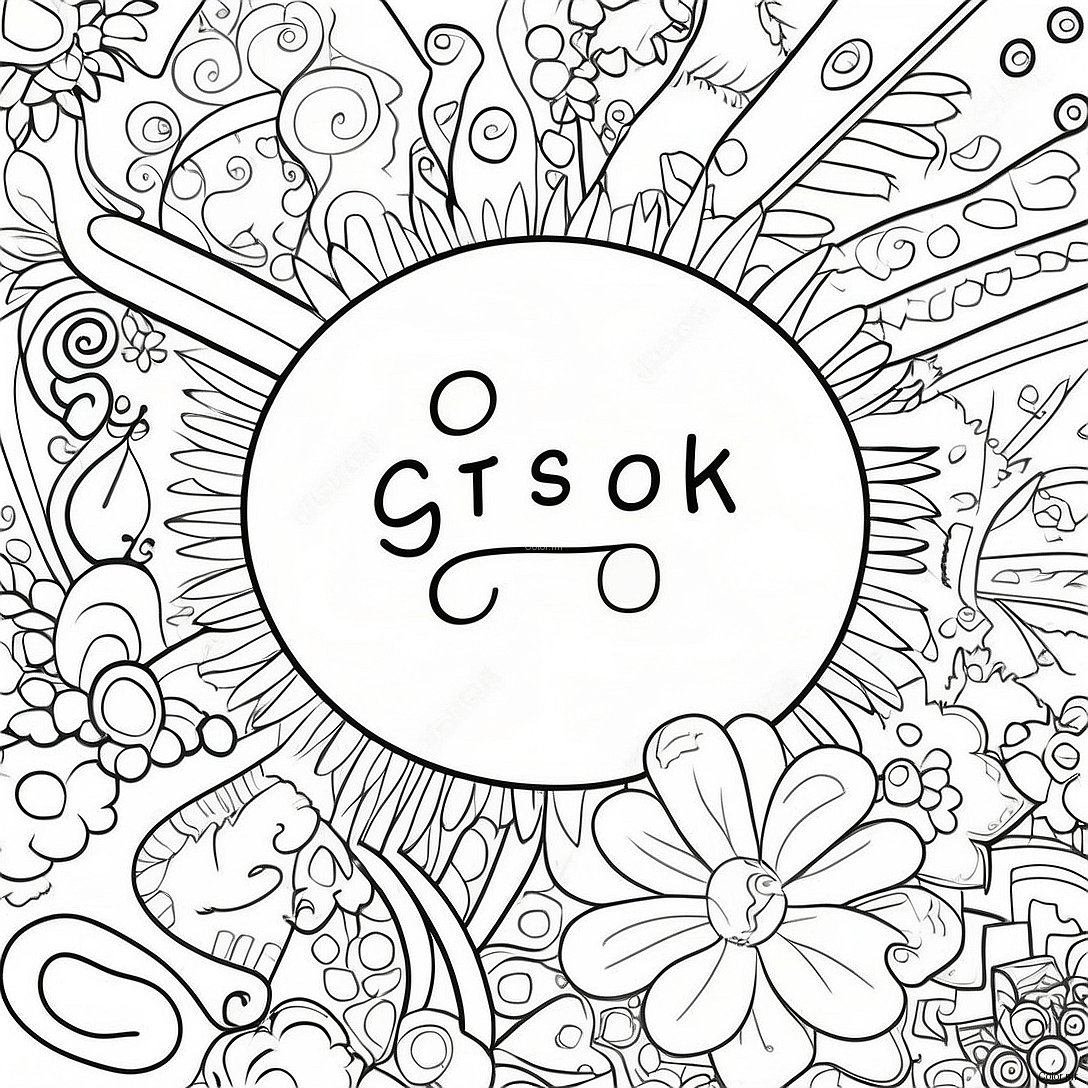 Funny Adult Swear Words Coloring Page 8216 6662