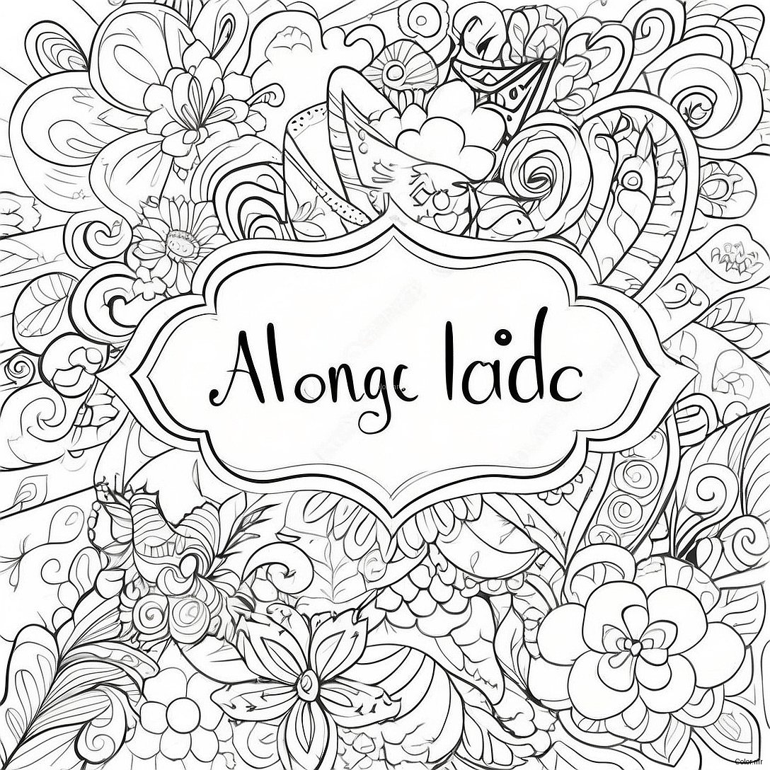 Funny Adult Swear Words Coloring Page 8216 6663
