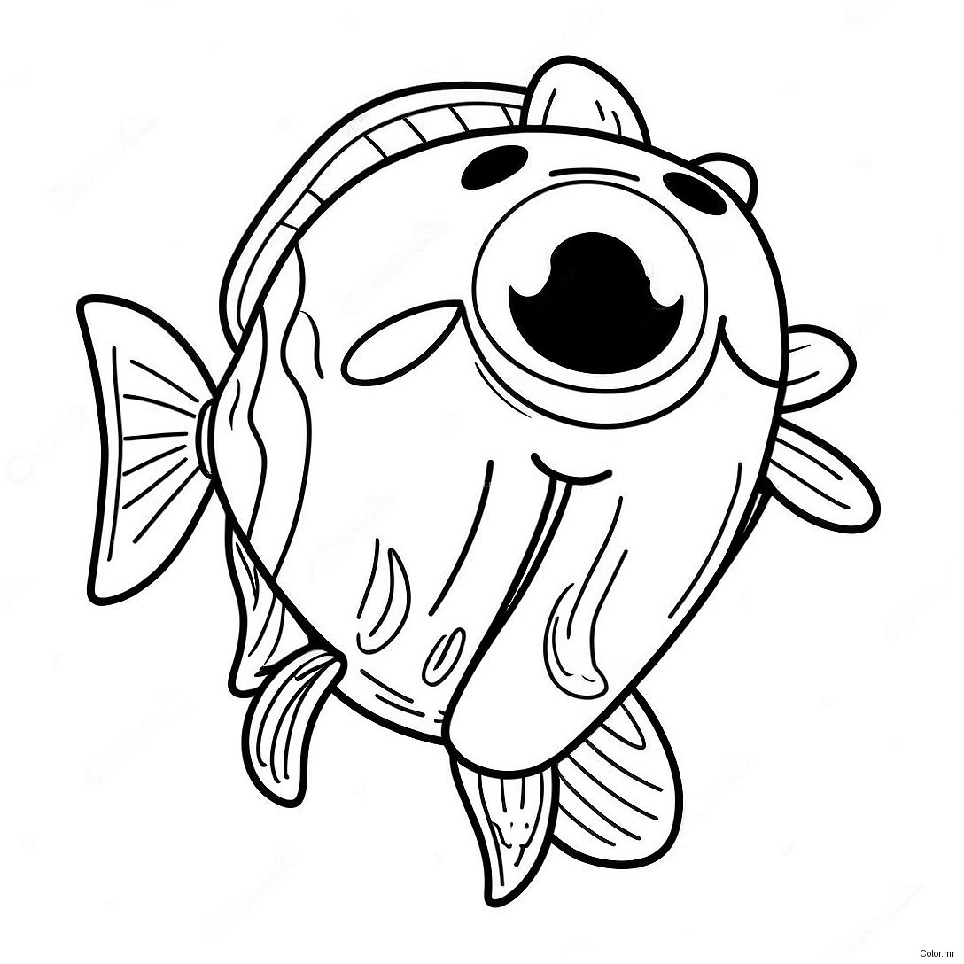 Funny Fortnite Fishstick Character Coloring Page 63170 52290