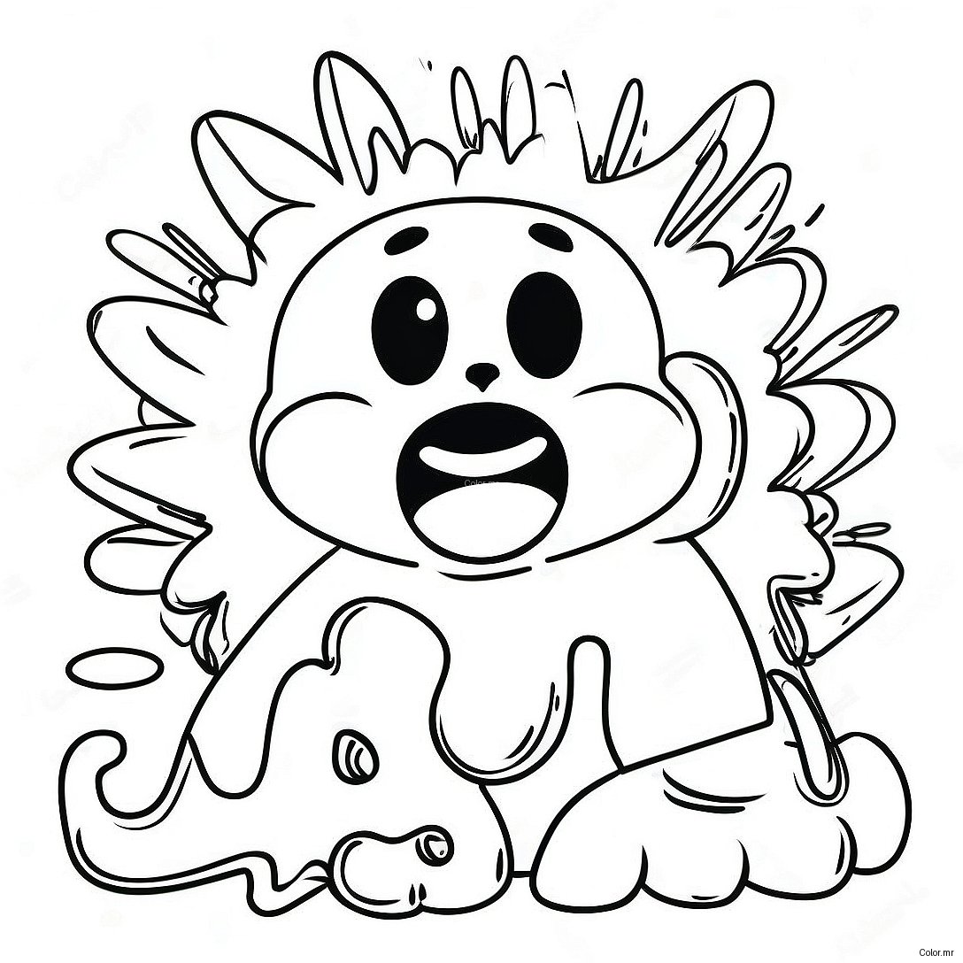 Funny Swear Word Graffiti Coloring Page 8256 6695