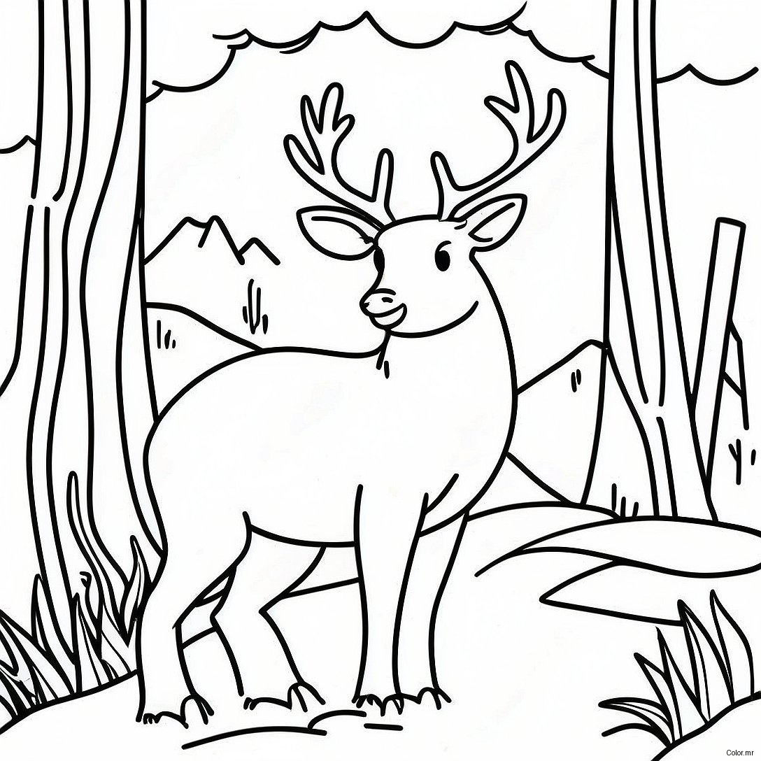 Great Smoky Mountains Wildlife Coloring Page 63530 52565