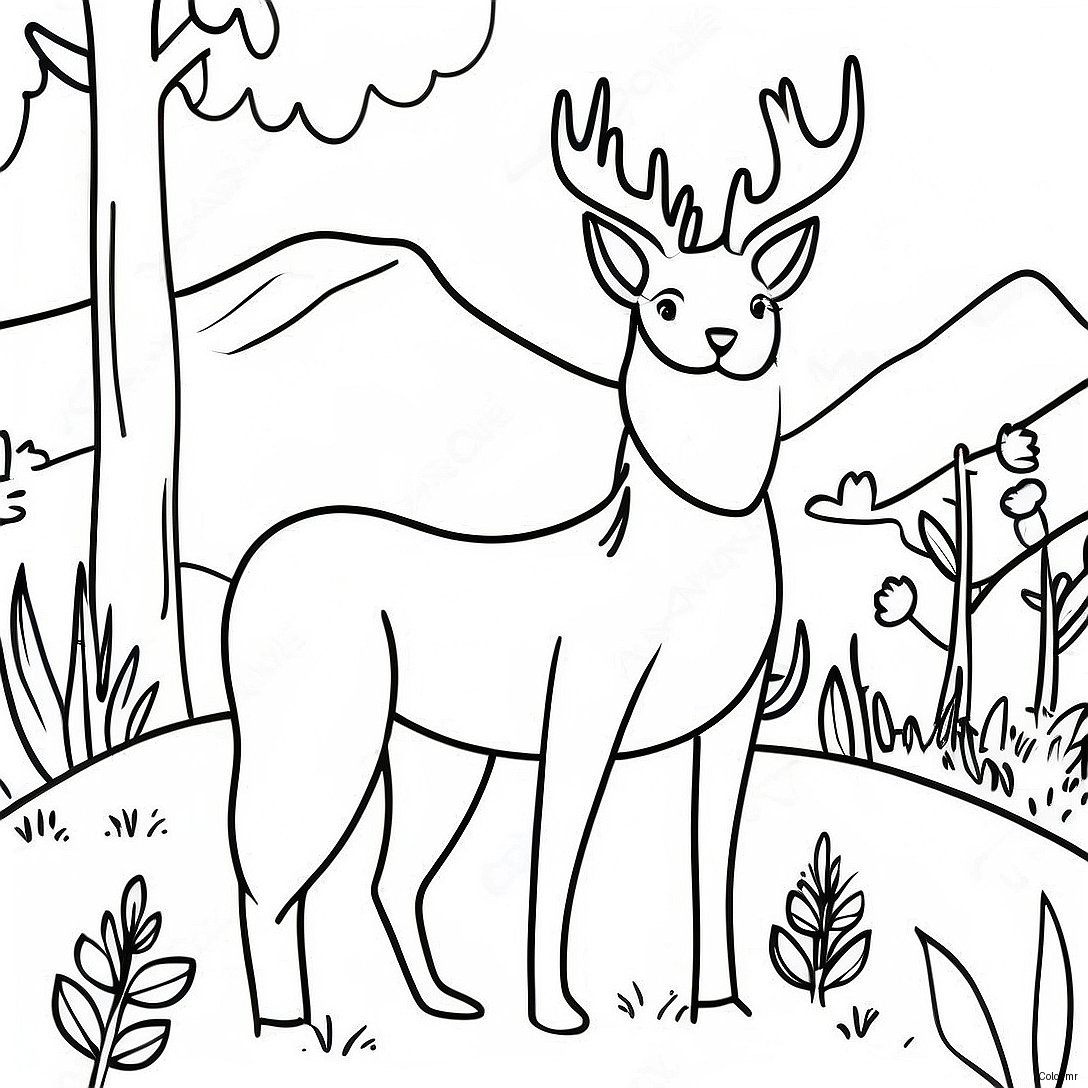 Great Smoky Mountains Wildlife Coloring Page 63530 52568