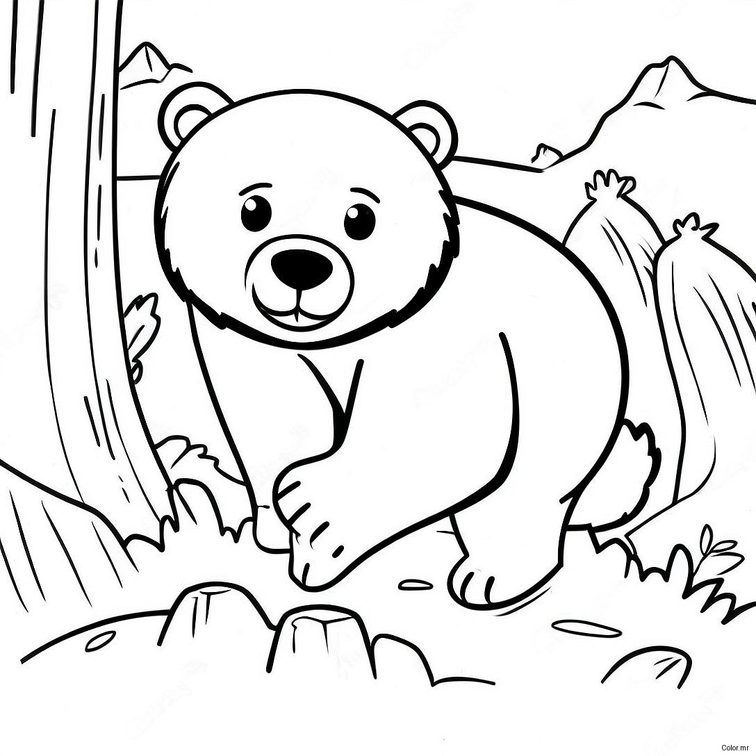 Grizzly The Bear And Lemmings Adventure Coloring Page 54642 45481