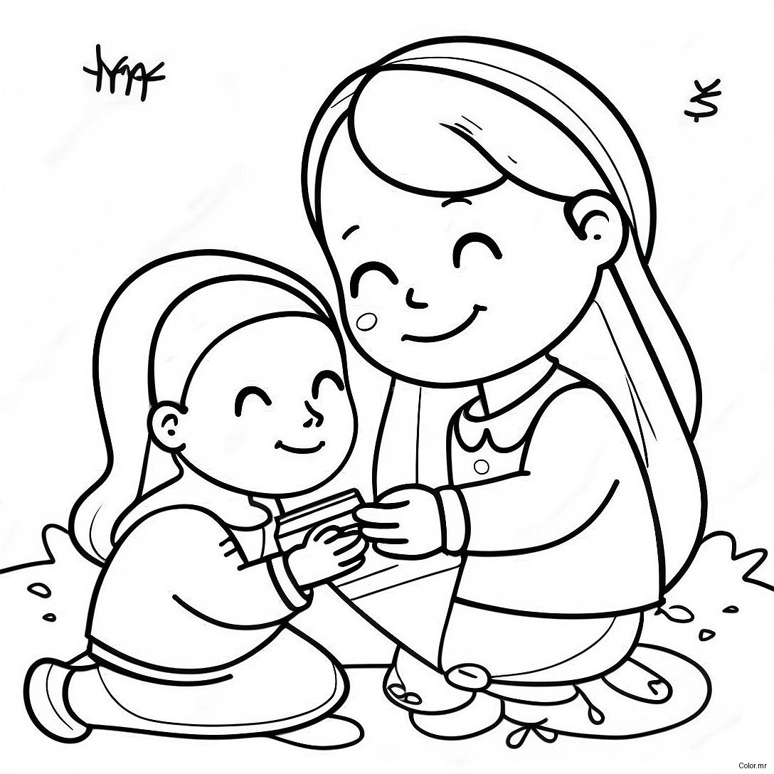 Heartwarming Kindness Activities Coloring Page 21473 19789