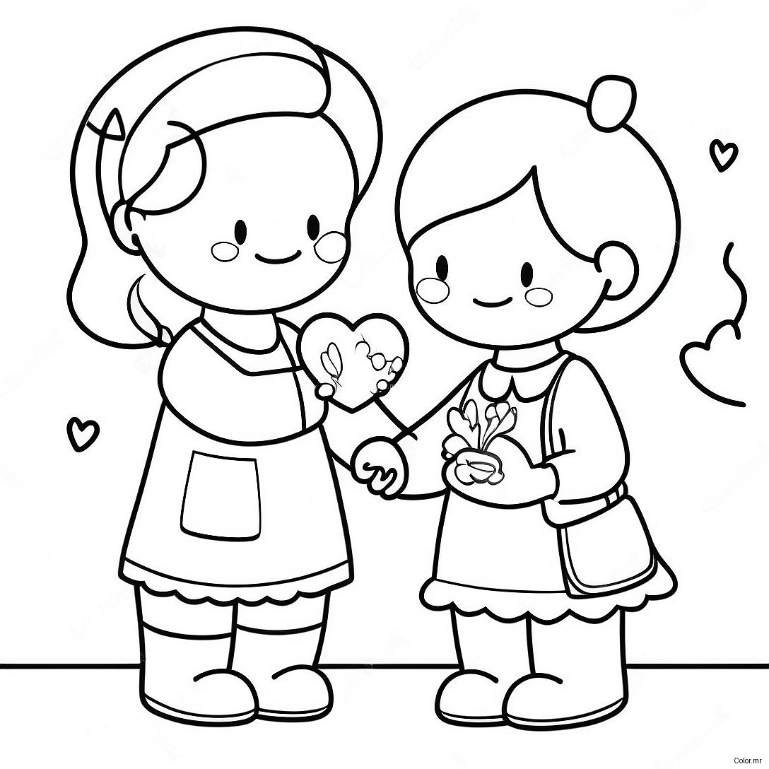 Heartwarming Kindness Activities Coloring Page 21473 19790