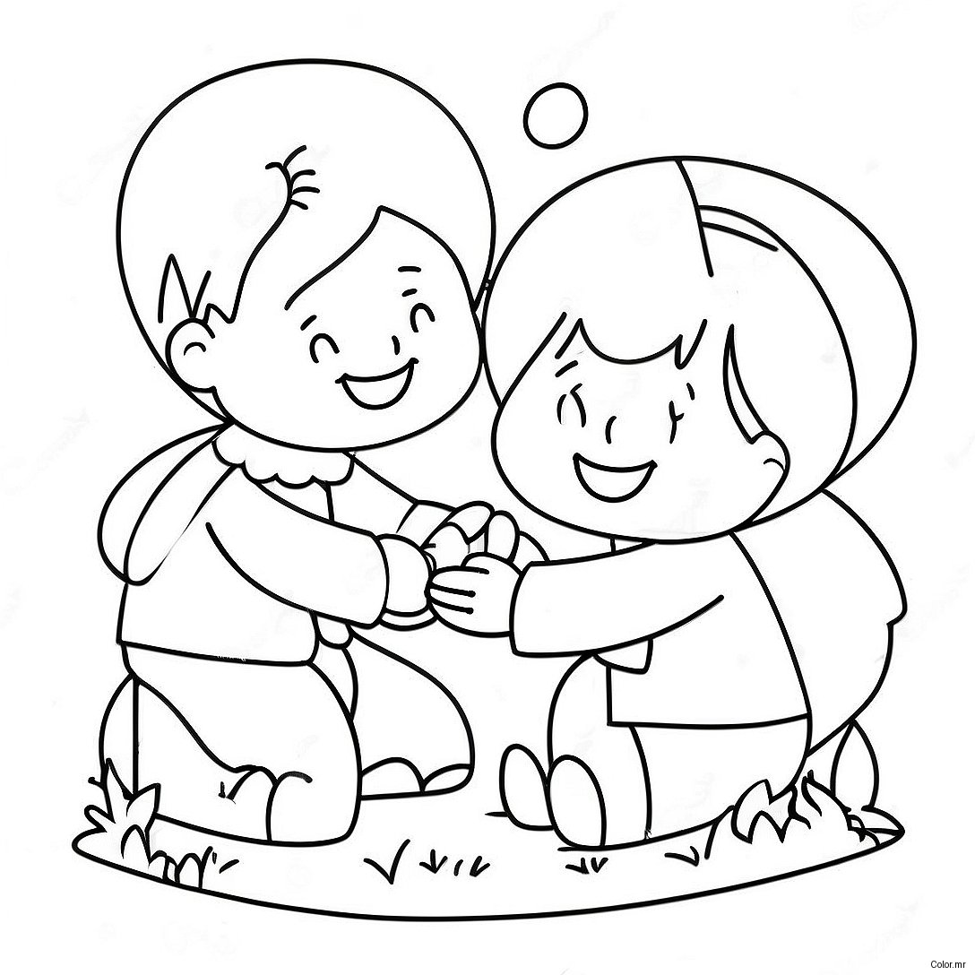 Heartwarming Kindness Activities Coloring Page 21473 19791
