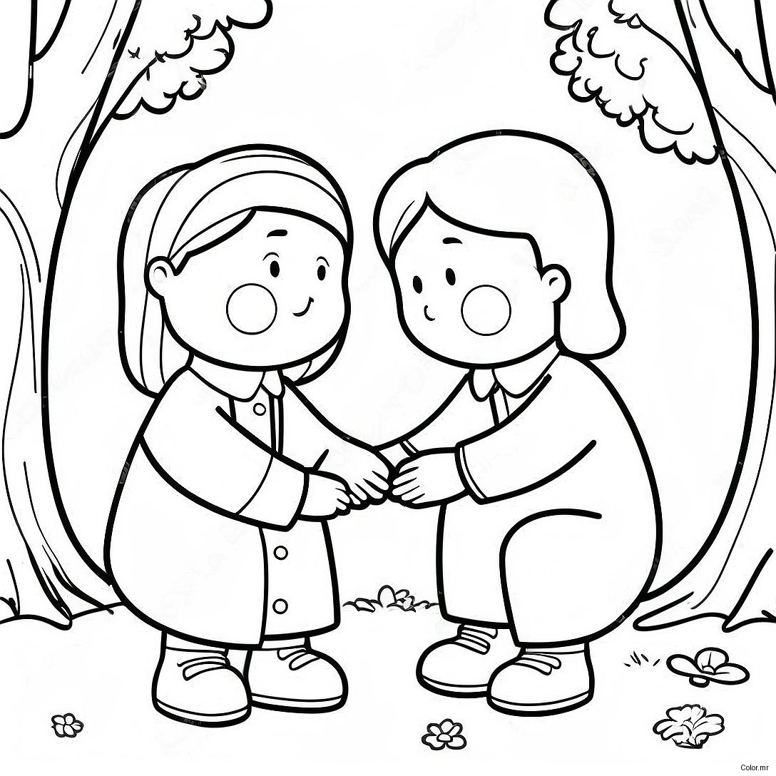 Heartwarming Kindness Activities Coloring Page 21473 19933