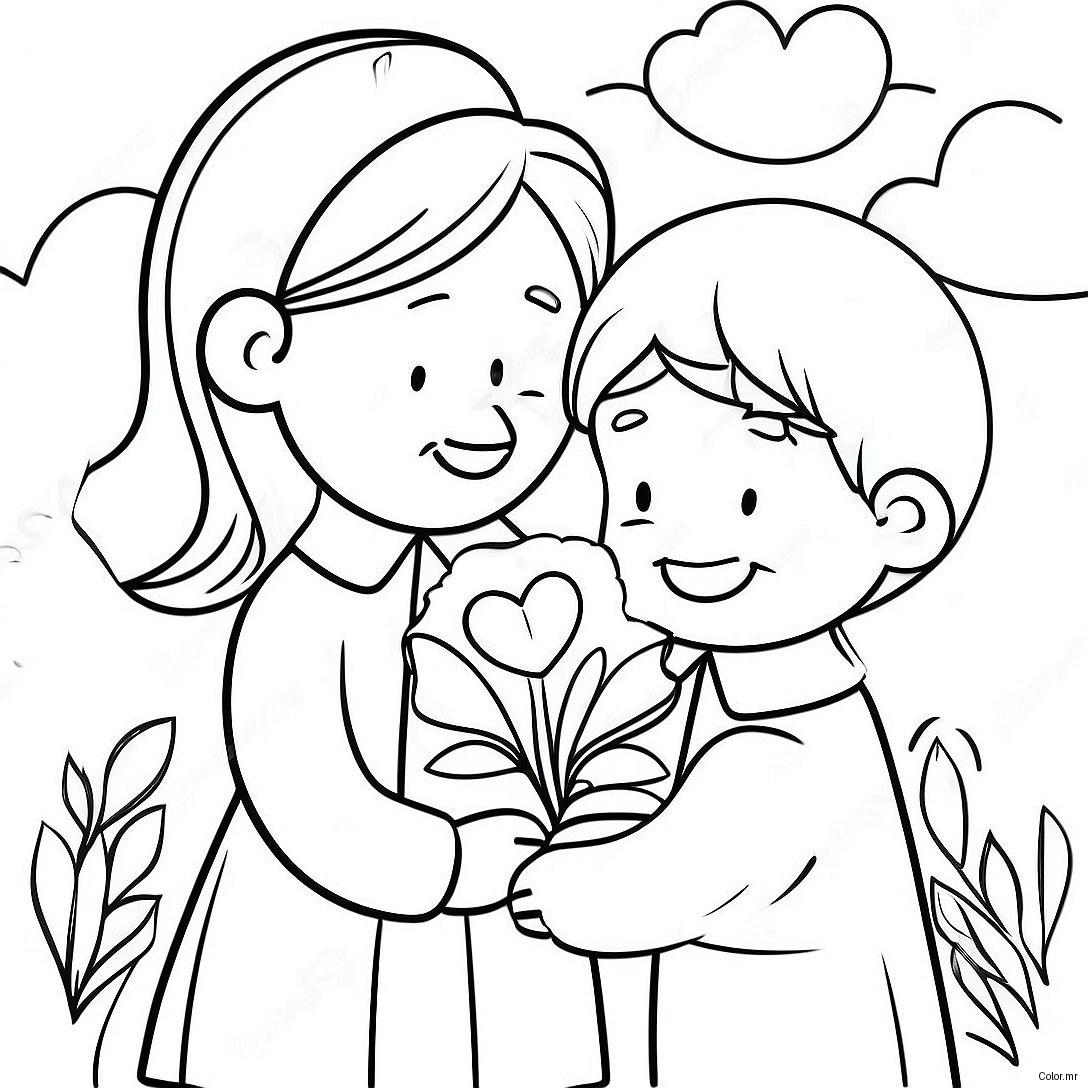 Heartwarming Kindness Activities Coloring Page 21473 19935