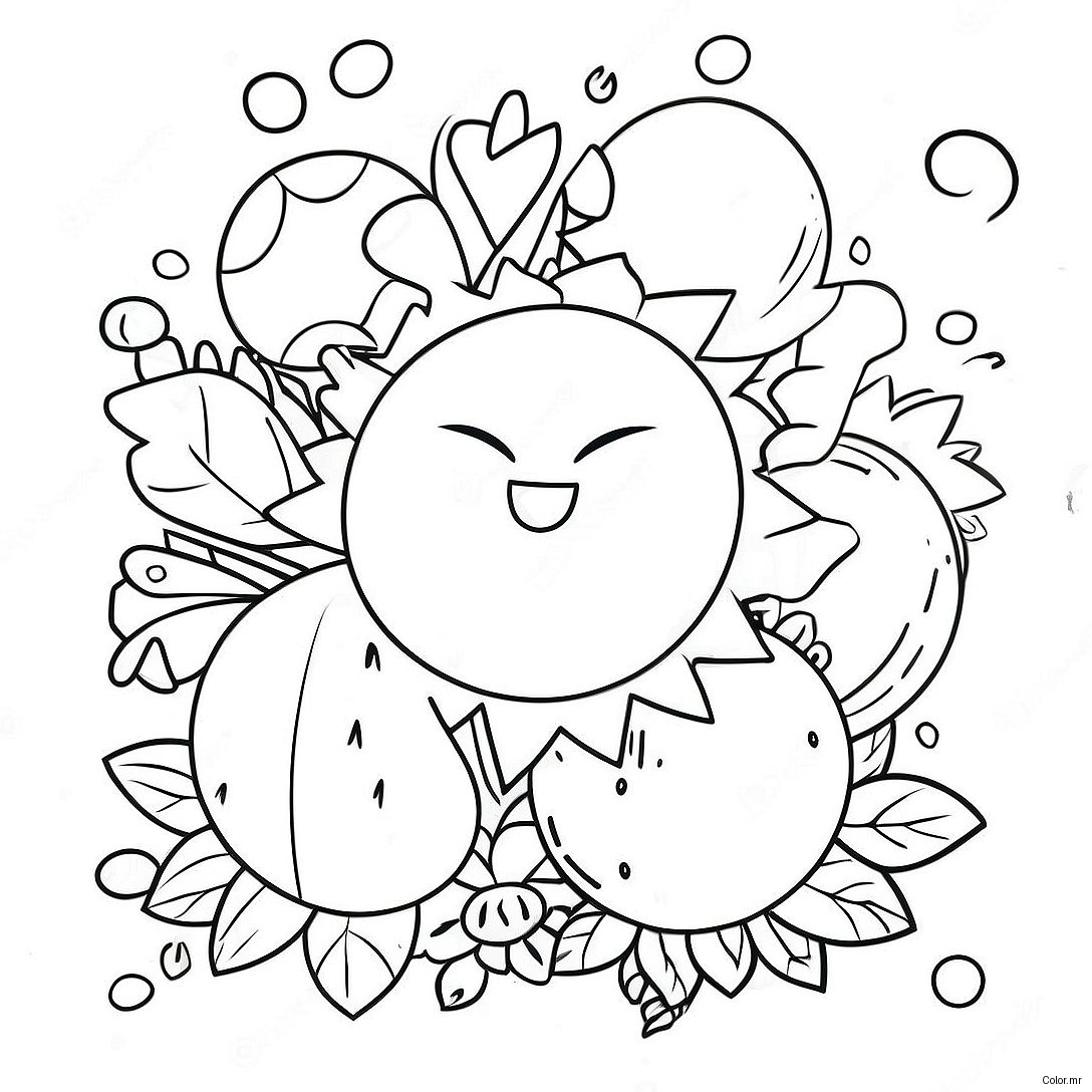 Joyful Summer Solstice Celebration Coloring Page 42552 35249
