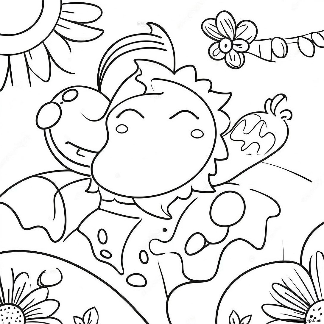 Joyful Summer Solstice Celebration Coloring Page 42552 35250