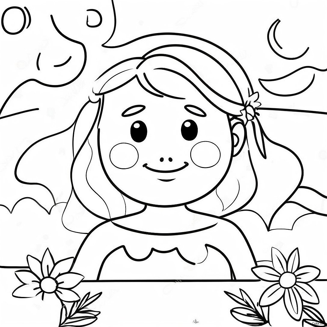 Joyful Summer Solstice Celebration Coloring Page 42552 35451
