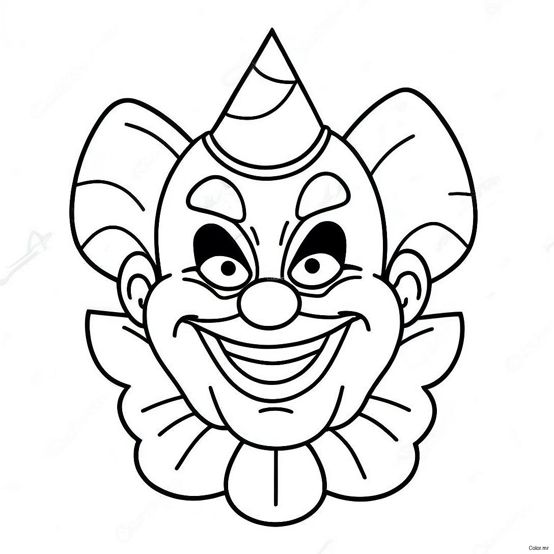 Killer Klowns From Outer Space Coloring Page 17955 15046