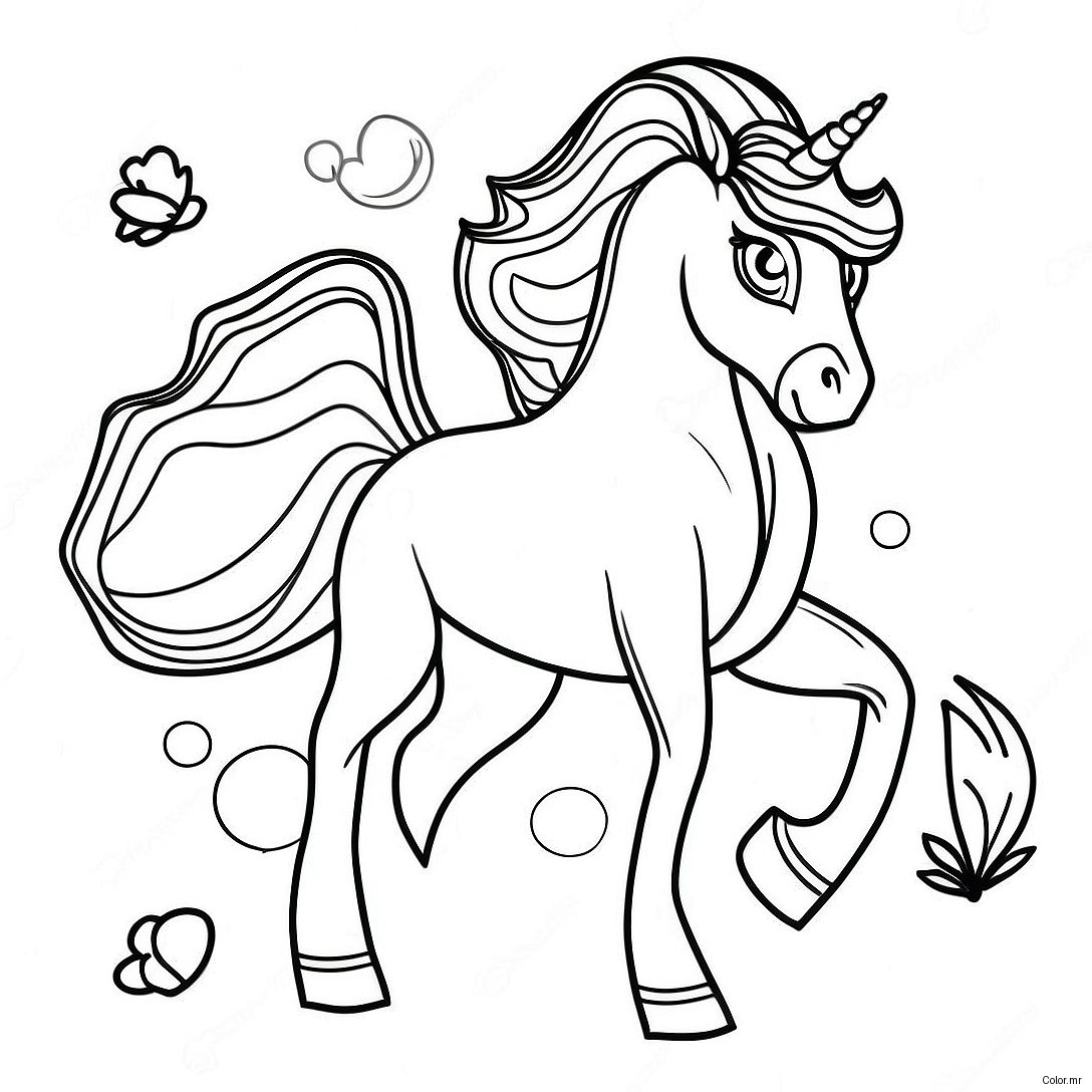 Lucky The Horse Spirit Untamed Coloring Page 48415 40237