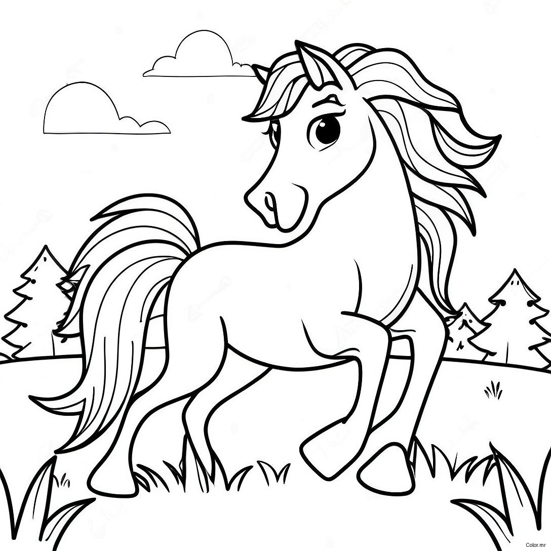 Lucky The Horse Spirit Untamed Coloring Page 48415 40238