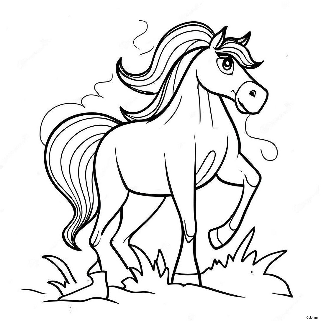 Lucky The Horse Spirit Untamed Coloring Page 48415 40239
