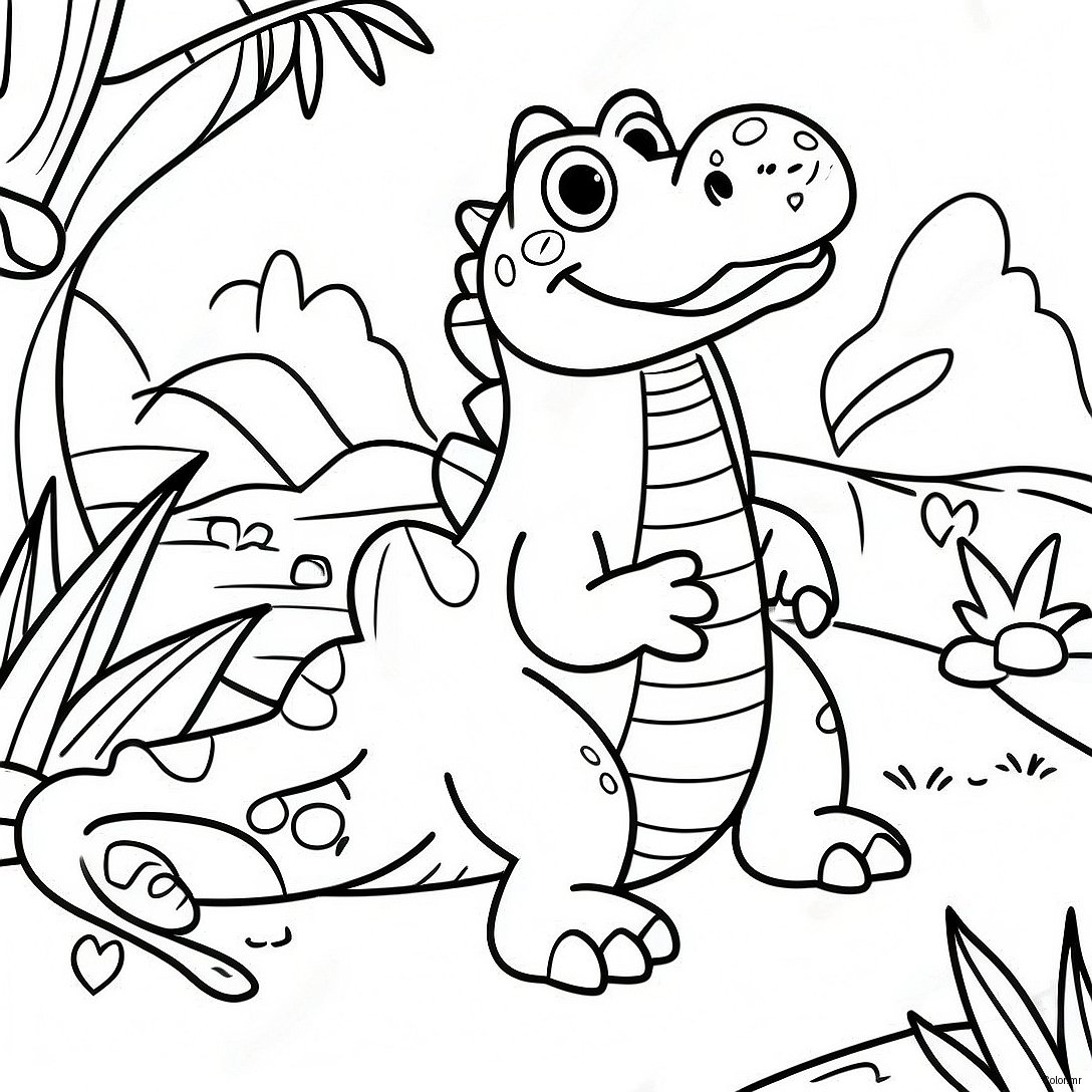 Lyle Lyle Crocodile In A Jungle Adventure Coloring Page 45874 38219